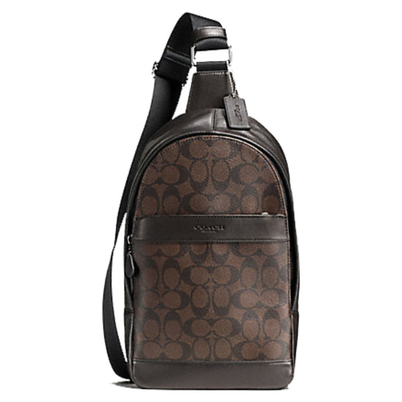 Real Leather Coach Mens Crossbody Bag Paul Smith